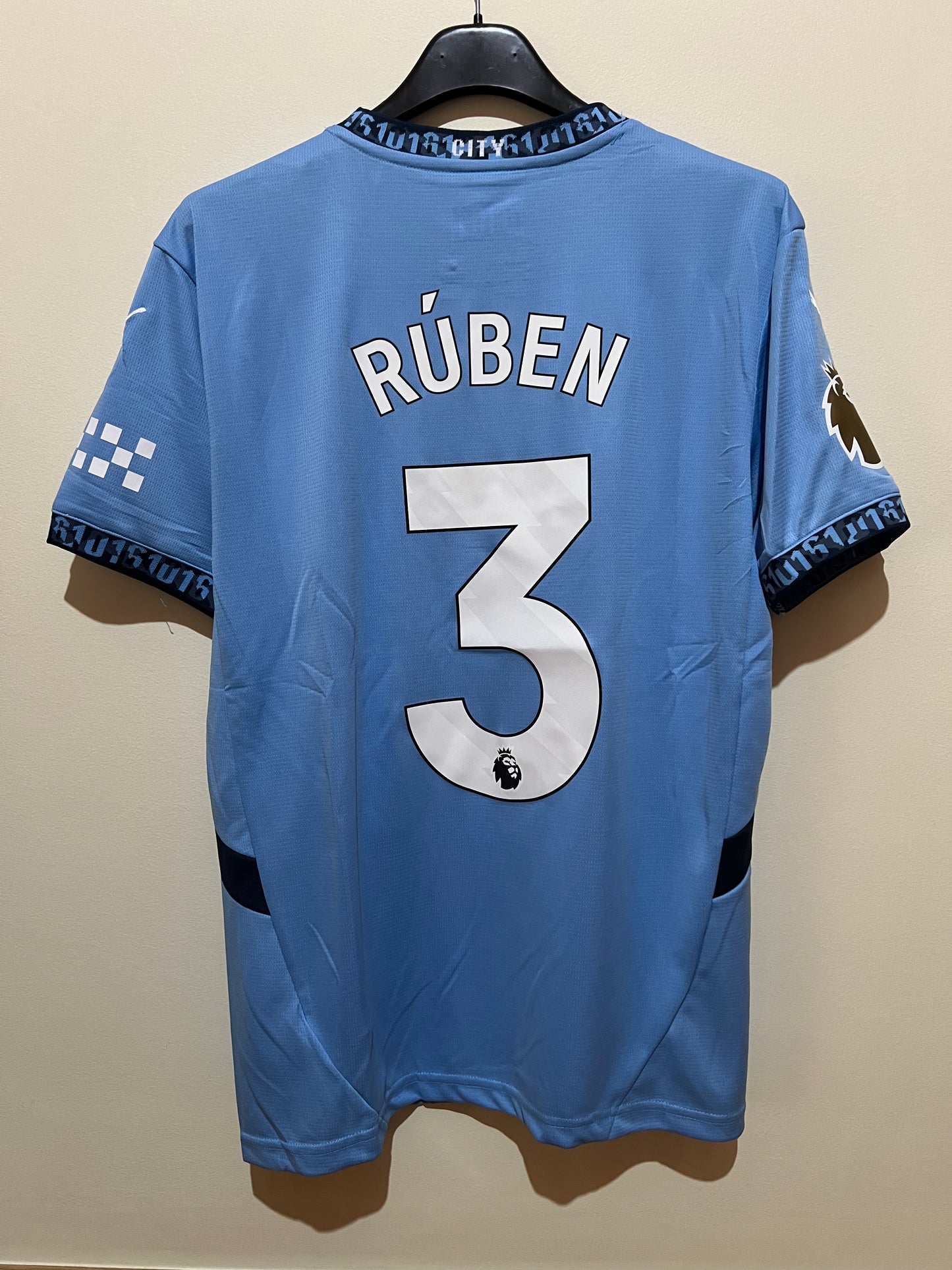 Camisola Principal Manchester City 24/25 RÚBEN 3