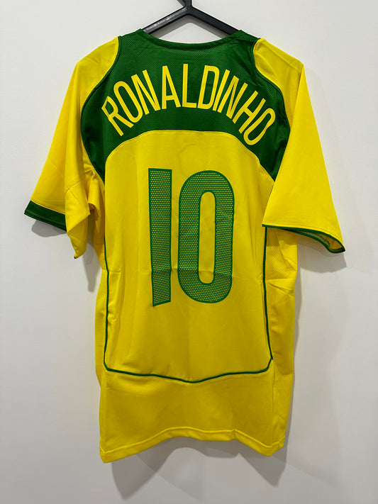 Camisola Principal Brasil 2005 RONALDINHO 10