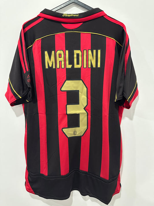 Camisola Principal AC Milan 2006/07 MALDINI 3