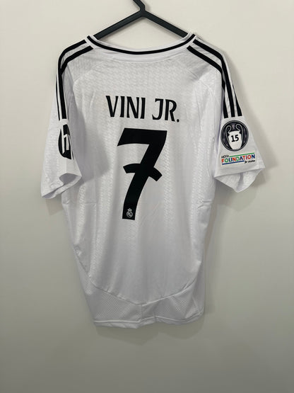 Camisola Principal Real Madrid 24/25 VINI JR. 7 Champions League