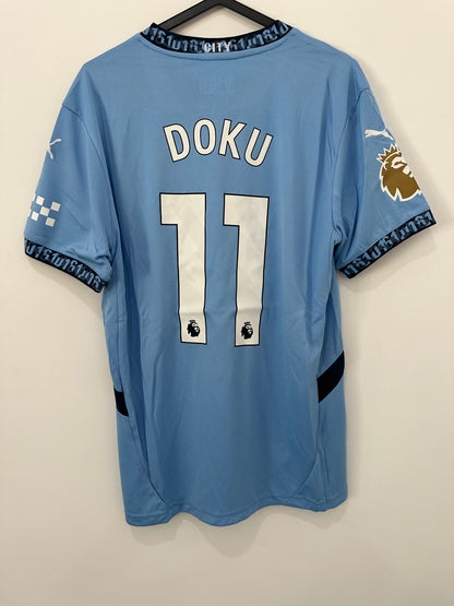 Camisola Principal Manchester City 24/25 DOKU 11