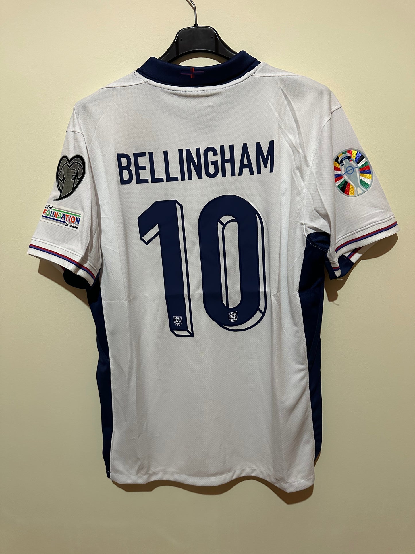 Camisola Principal Inglaterra Euro 2024 Bellingham 10