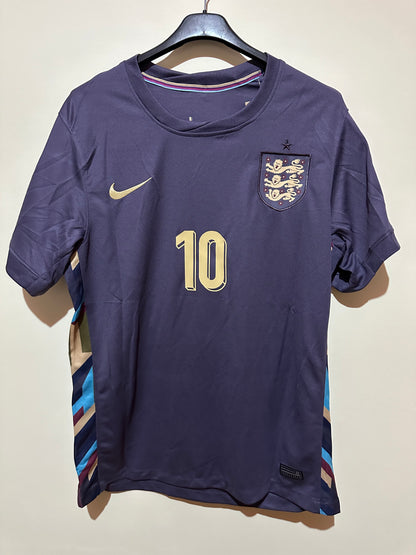 Camisola Alternativa Inglaterra Euro 2024 Bellingham 10