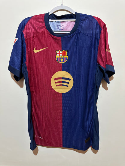 Camisola Principal Barcelona 24/25 LAMINE YAMAL Versão Jogador La Liga