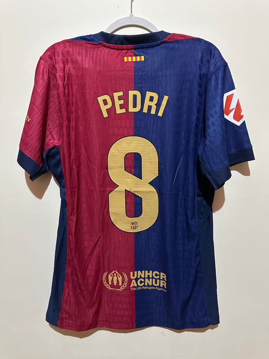 Camisola Principal Barcelona 24/25 PEDRI 8 Versão Jogador La Liga