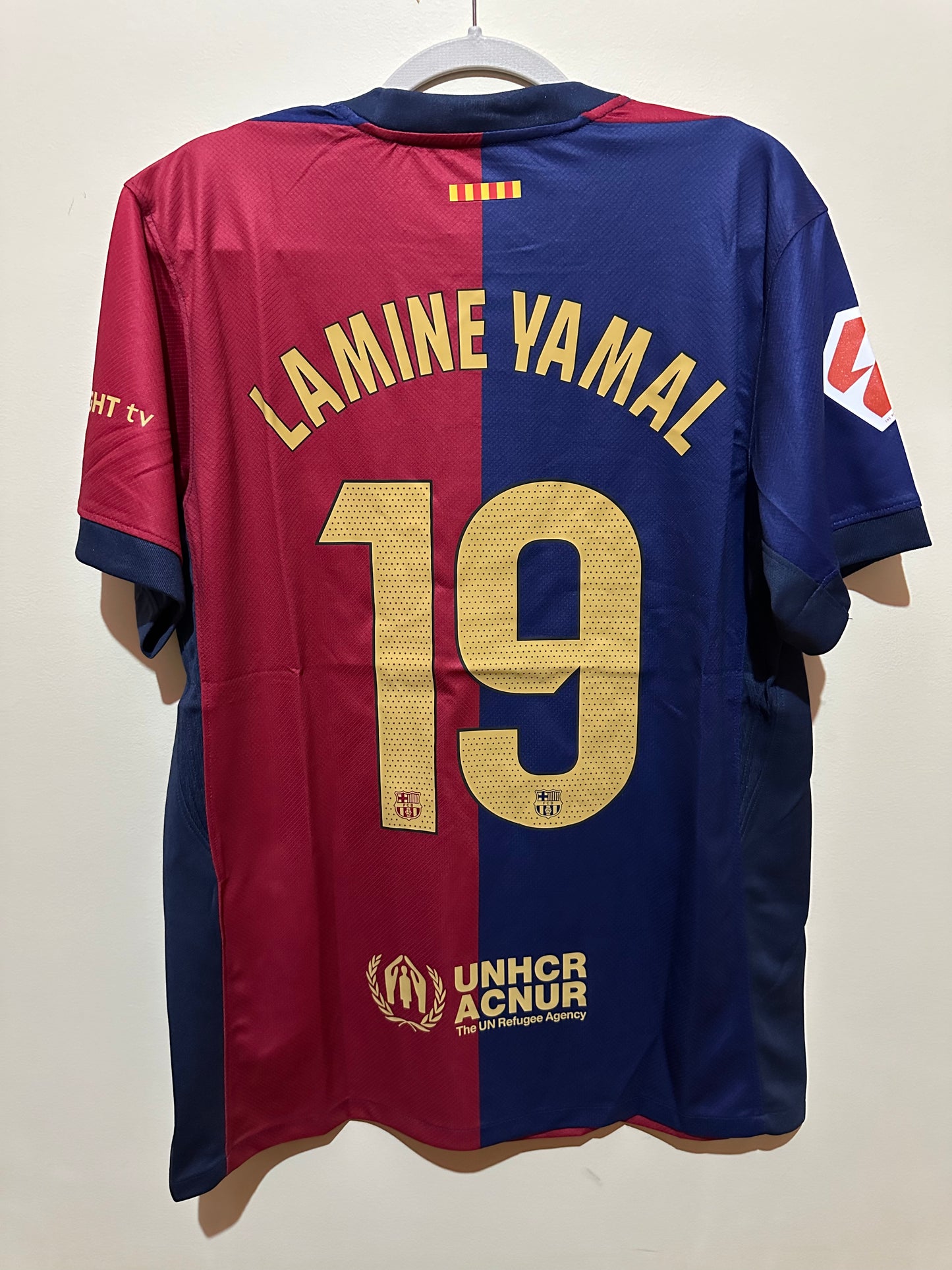 Camisola Principal Barcelona 24/25 LAMINE YAMAL 19 La Liga