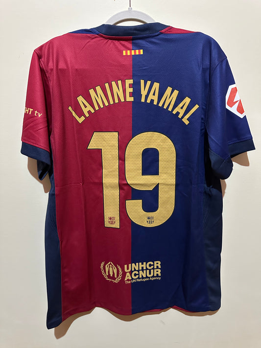 Camisola Principal Barcelona 24/25 LAMINE YAMAL 19 La Liga