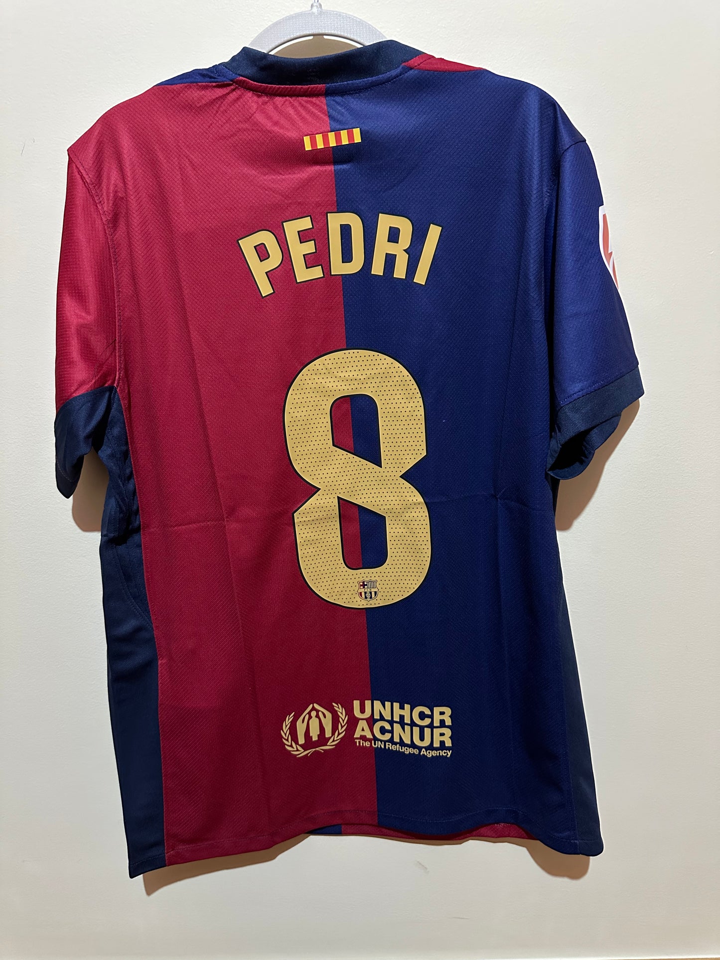 Camisola Principal Barcelona 24/25 PEDRI 8 La Liga