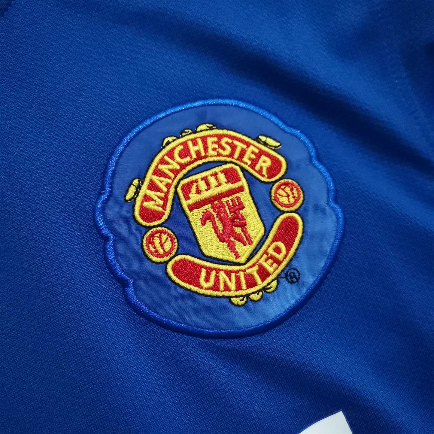 Camisola Alternativa Manchester United 2008/09 Manga Comprida